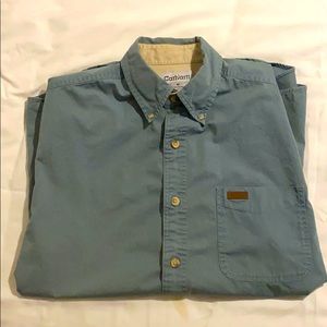 Carhartt short sleeved button down shirt